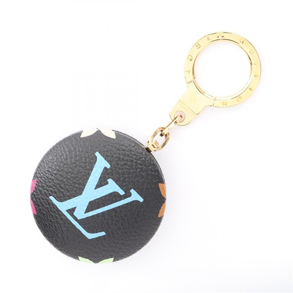 LOUIS VUITTON Astropill key ring M51912 Monogram Multicolore canvas GP Black LV