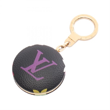 LOUIS VUITTON Astropill key ring holder M51912 Monogram Multicolore Noir used LV