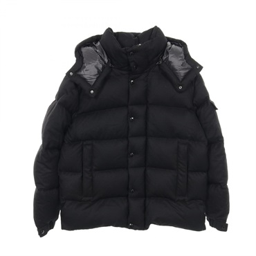 MONCLER VEZERE Down jacket with Hood 1A00157 wool Black #4 Used mens