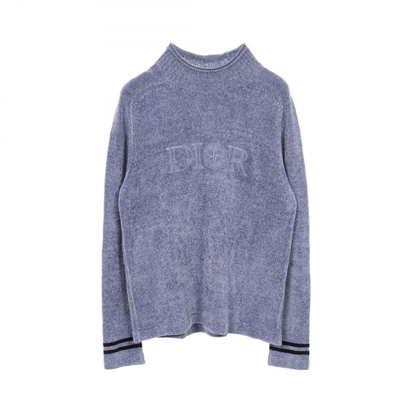 Dior Logo sweater knitwear Rayon cotton Blue Used mens size M