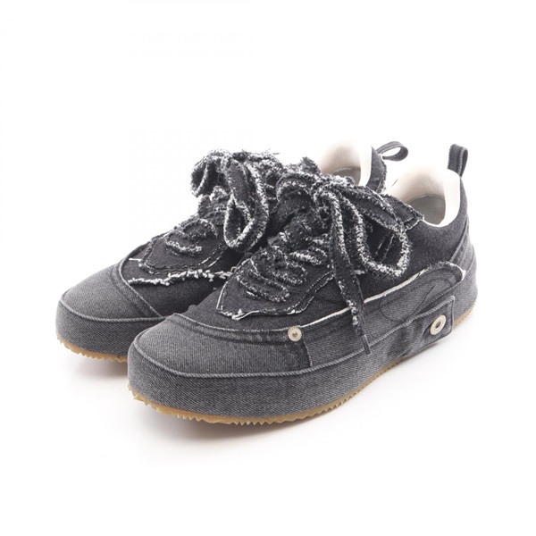 LOEWE Deconstructed Denim sneakers shoes #44 Gray Used mens