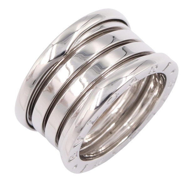 BVLGARI B-zero1 ring 4 bands 18KWG White Gold Used #53 US Size 6