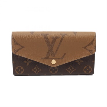 LOUIS VUITTON Portefeuille Sarah Bifold purse long wallet M80726 Monogram Giant