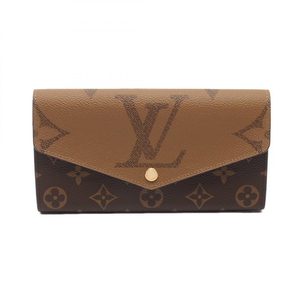 LOUIS VUITTON Portefeuille Sarah Bifold purse long wallet M80726 Monogram Giant
