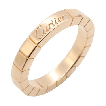 CARTIER Laniere Ring 18KPG Pink Rose Gold Used women US size 5 #50