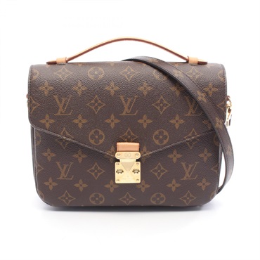 LOUIS VUITTON Pochette Metis MM shoulder crossbody Handbag M44875 Monogram brown