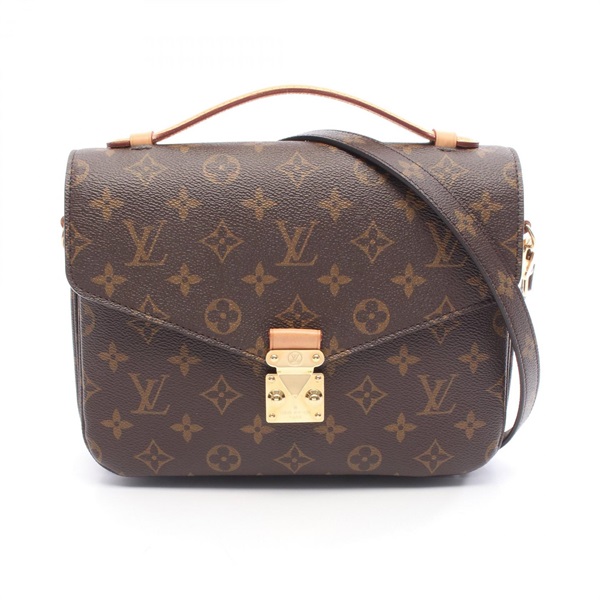 LOUIS VUITTON Pochette Metis MM shoulder crossbody Handbag M44875 Monogram brown