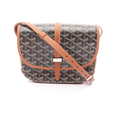 GOYARD Belvedere PM Shoulder Crossbody Bag BELVE3PMLTY01CG03P canvas leather