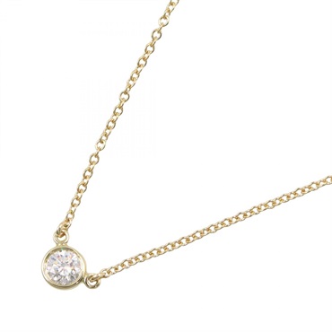 TIFFANY＆CO By the Yard Diamond Necklace 18KYG Yellow Gold Used women