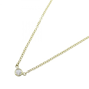 TIFFANY＆CO By the Yard Diamond Necklace 18KYG Yellow Gold Used women