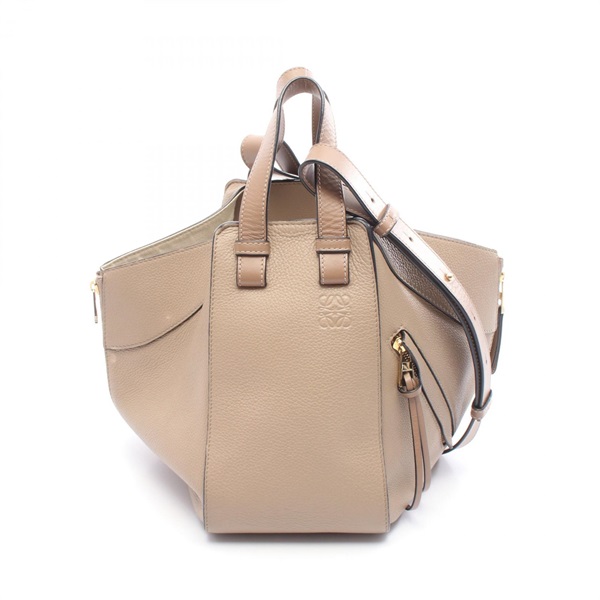 LOEWE Hammock small shoulder crossbody Handbag A538S35X51 leather Beige Used