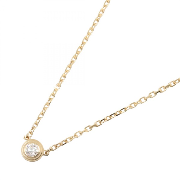 CARTIER dAmour XS Necklace pendant collier 18K Yellow Gold diamonod Used