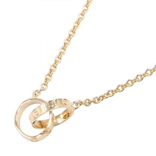 CARTIER Baby Love Necklace Pendant 18KYG Yellow Gold Used women
