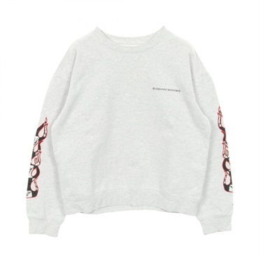 CHROME HEARTS MATTY BOY logo sweat shirts tops cotton Gray Used mens size L