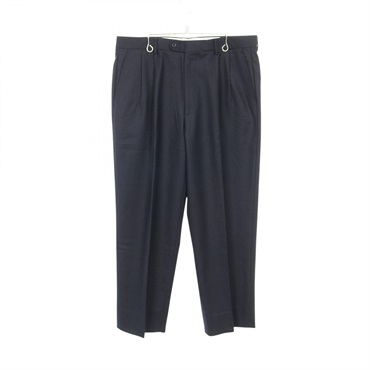 HERMES Long Pants wool Navy Used mens size 54