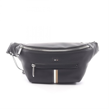 BOSS Waist Belt bag 50516673 Synthetic leather Black NEW mens