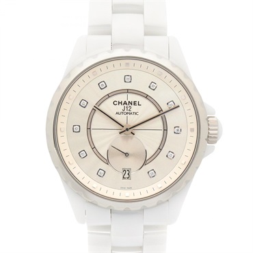 CHANEL J12-365 Wrist Watch H4345 Automatic winding ceramic Diamond Used mens