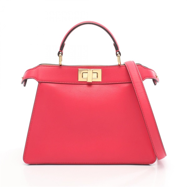 FENDI Peekaboo ISeeYou Small Shoulder Crossbody Handbag 8BN327 A6V3 Used