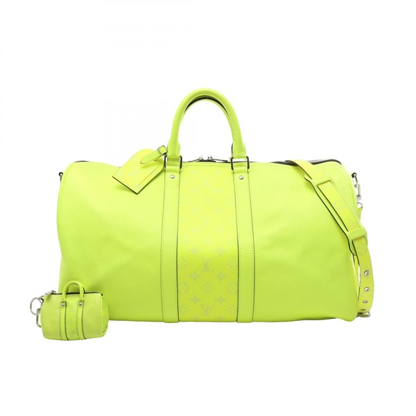 LOUIS VUITTON Keepall Bandouliere 50 travel crossbody bag M30941 Taigarama green