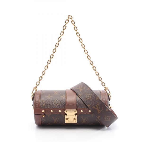 LOUIS VUITTON Papillon Trunk Chain Crossbody Handbag M57835 Monogram canvas Used