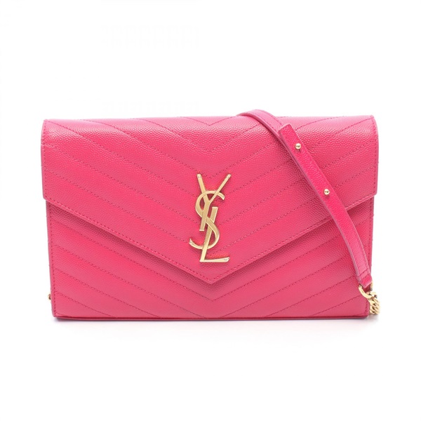 SAINT LAURENT PARIS Cassandra Classic Shoulder Crossbody Bag 377828 leather Used
