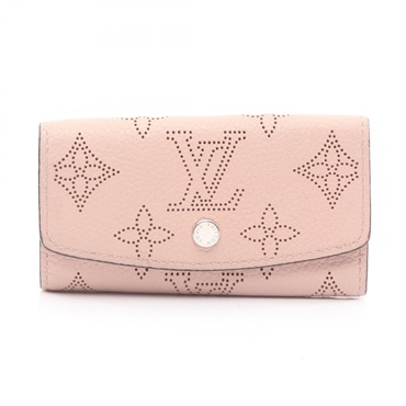 LOUIS VUITTON Multicles 4 key holder M82760 Monogram Mahina leather Pink Used LV