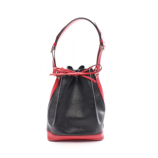 LOUIS VUITTON Noe Shoulder drawstring Bag M44017 Epi Noir Castilian red Used