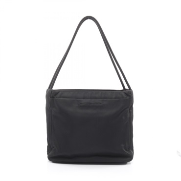 PRADA METROPOLI Shoulder hand Bag Nylon Black Used Women