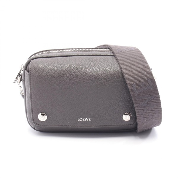LOEWE Pebble Small Messenger Shoulder Bag BANBPCBX011220 leather Gray NEW mens