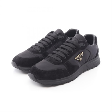 PRADA Prax 2.0 Re-Nylon sneakers #9 shoes 2EE436D7CF00029 Suede Black NEW mens