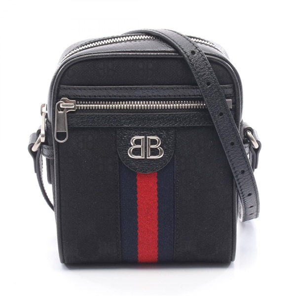 BALENCIAGA GUCCI Hacker Project Shoulder crossbody Bag 680129 canvas leather BK