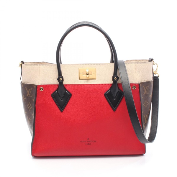 LOUIS VUITTON On My Side MM crossbody Handbag M53824 Monogram leather Rouge