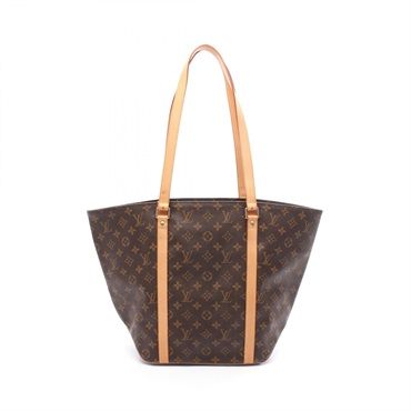 LOUIS VUITTON Sac shopping Tote shoulder Bag M51108 Monogram leather Brown Used