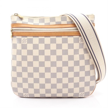LOUIS VUITTON Pochette Bosphore Shoulder Crossbody Bag N51112 Damier Azur Used