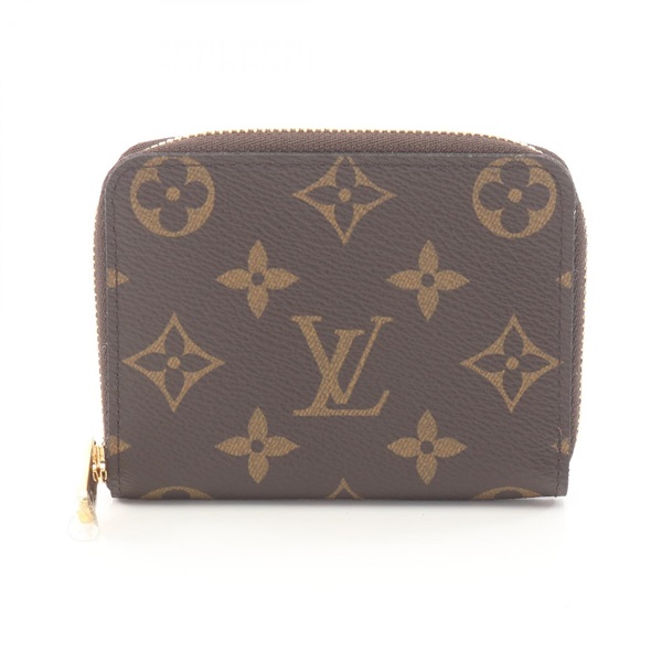 LOUIS VUITTON Zippy coin purse compact wallet M60067 Monogram Brown Used Women