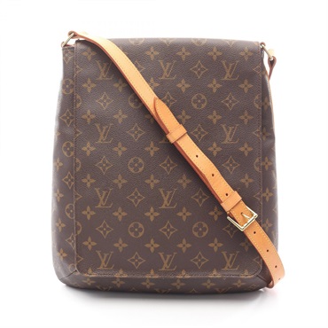 LOUIS VUITTON Musette Shoulder crossbody Bag M51256 Monogram canvas leather used