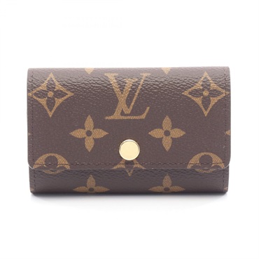 LOUIS VUITTON Multi cles 6 key holder case M62630 Monogram PVC Brown unisex