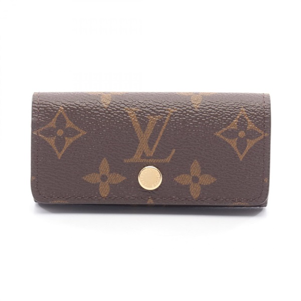 LOUIS VUITTON Multi cle s4 key holder case M69517 Monogram PVC Brown Used Women