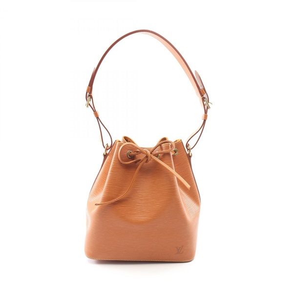 LOUIS VUITTON Petit Noe Shoulder Bag M44108 Epi leather Brown Cipango Gold Used