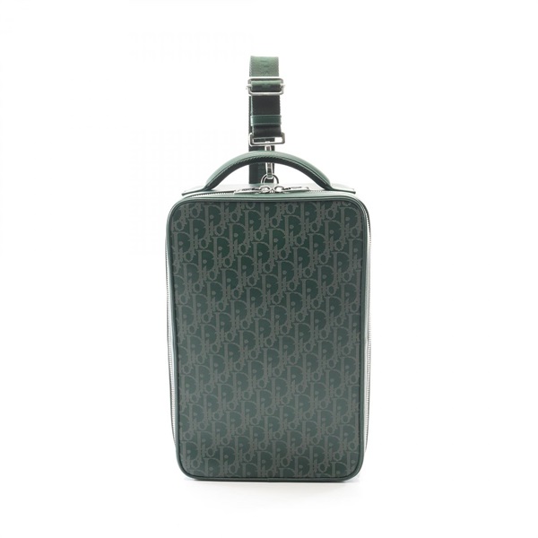 Dior World Tour Oblique Sling Bag crossbody 1ESME143CLP leather Green Used mens