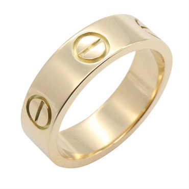 CARTIER Love Ring 18KYG Yellow Gold Used Women US size #5.25 #51