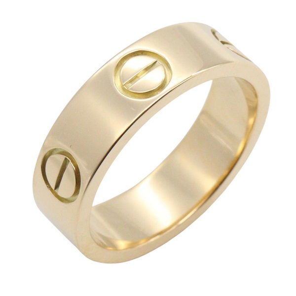 CARTIER Love Ring 18KYG Yellow Gold Used Women US size #5.25 #51