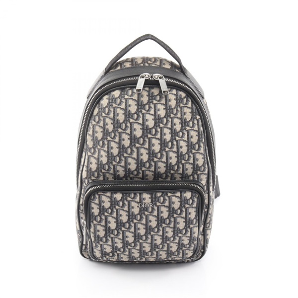 Christian Dior Oblique Rider Mini Sling Waist Crossbody Bag canvas leather Used