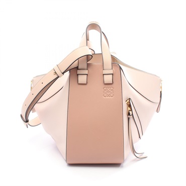 LOEWE HAMMOCK SMALL Shoulder Crossbody Handbag 387 30TS35 leather Pink Used