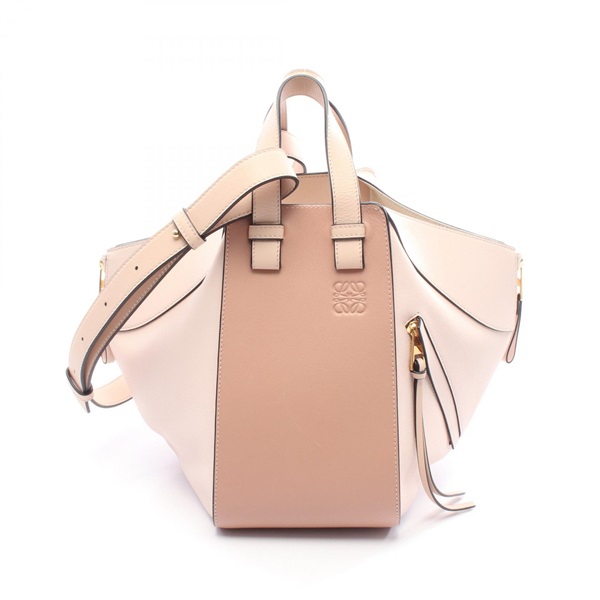 LOEWE HAMMOCK SMALL Shoulder Crossbody Handbag 387 30TS35 leather Pink Used