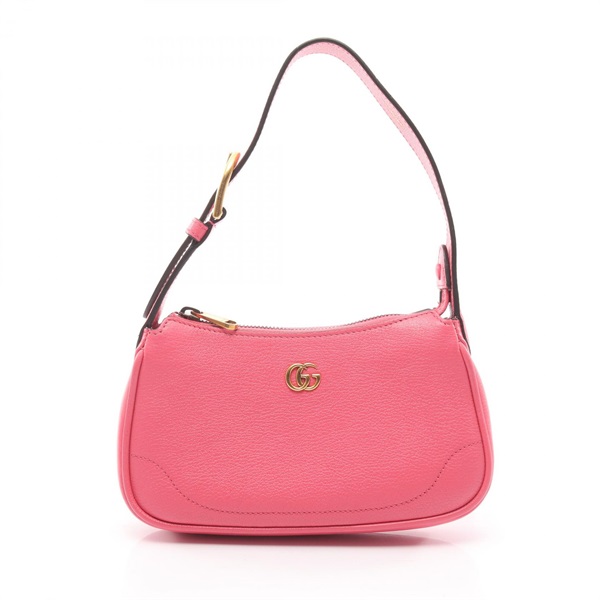 GUCCI Aphrodite GG Marmont Handbag 739076 leather Pink Used Women