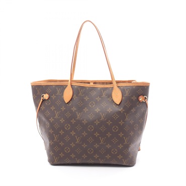 LOUIS VUITTON Neverfull MM Tote shoulder Bag M40156 Monogram leather Brown Used