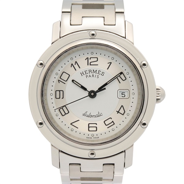 HERMES Clipper Wrist Watch CL5.410 Automatic winding Stainless Steel Used Boys