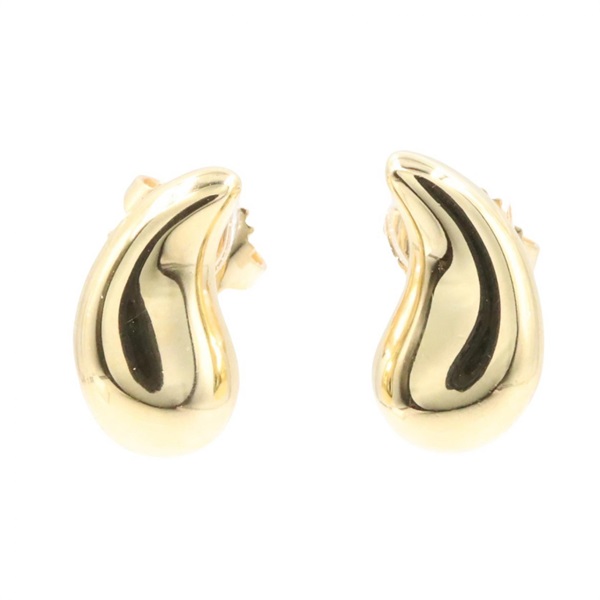 TIFFANY＆CO Teardrop Pierced earrings 18KYG Yellow Gold Used Women