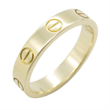CARTIER mini love ring Ring K18 (Yellow Gold) Gold Used